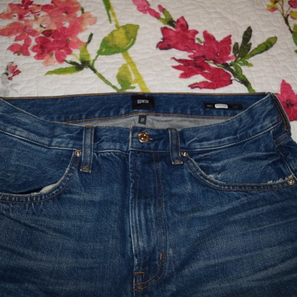 Anthropologie Edwin Pretender Averi Flare Jeans 27 - Picture 6 of 9